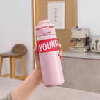 زجاجة YOUNG ❇️❇️❇️ الزجاجة الاستانلس ستيل 🍶🥤💦 💦