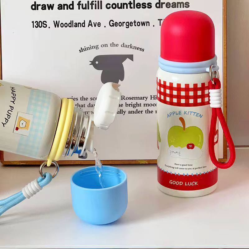 زجاجة GOOD LUCK ❇️❇️❇️ الزجاجة الاستانلس ستيل 🍶🥤💦 💦