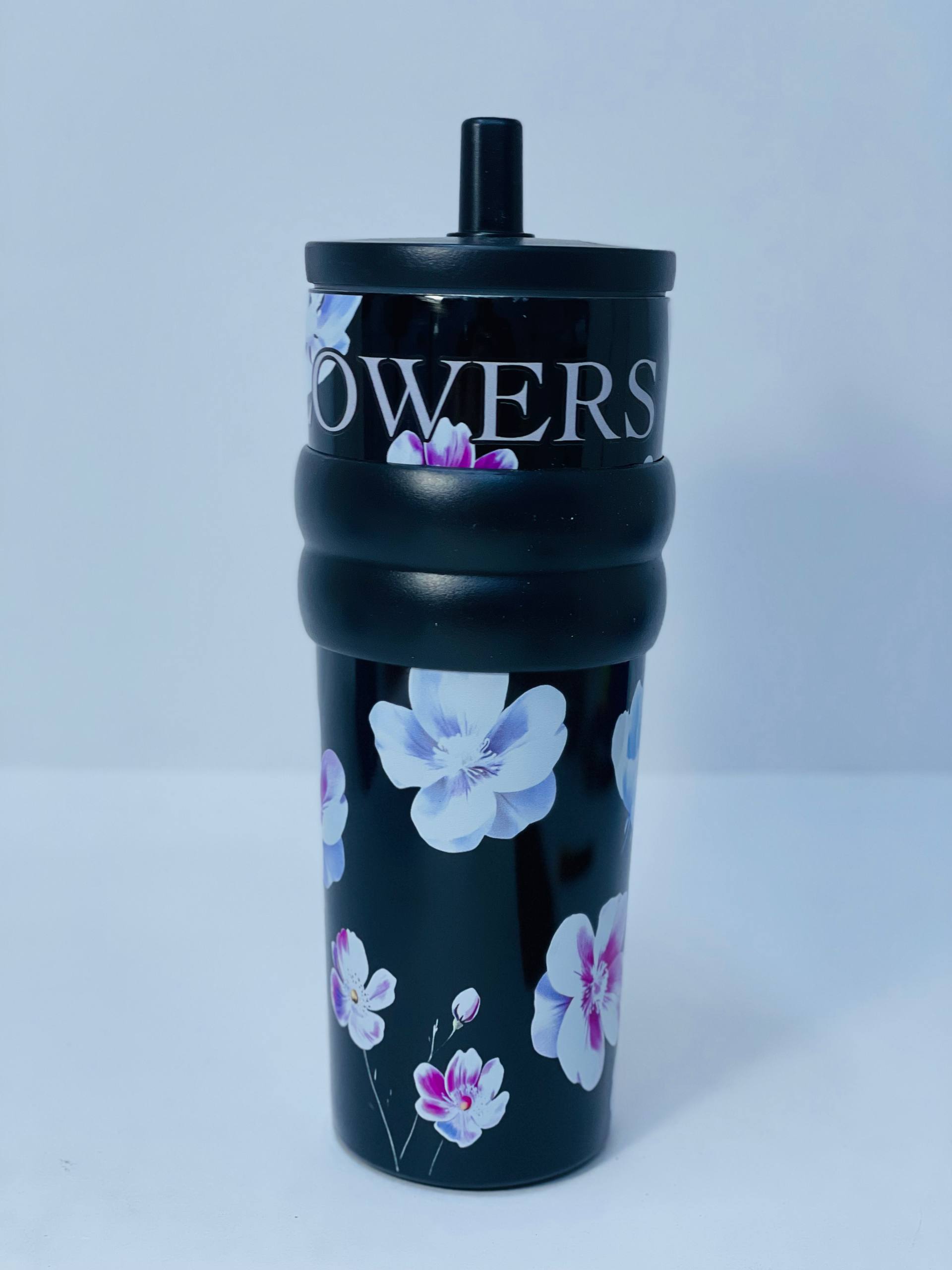 زجاجة FLOWERS 🌺 and🌸🌼❇️❇️ الزجاجة الاستانلس ستيل 🍶🥤💦 💦