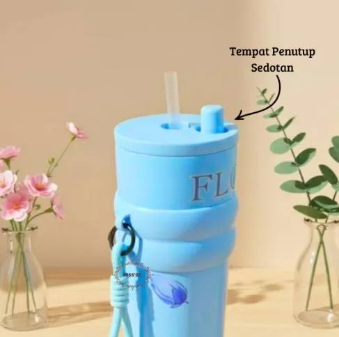 زجاجة FLOWERS 🌺 and🌸🌼❇️❇️ الزجاجة الاستانلس ستيل 🍶🥤💦 💦