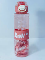 زجاجة المياه الشفافة RUN ❇️♻️☑️✨✨