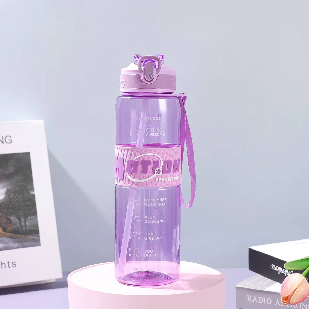 زجاجة المياه الشفافة MOTION ❇️♻️☑️✨✨