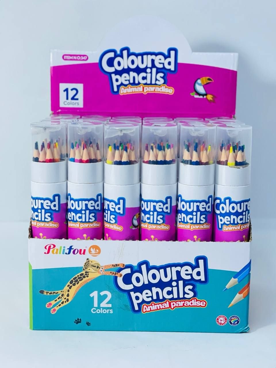 الوان خشب  COLOURED PENCILS 🎨  ١٢ لون