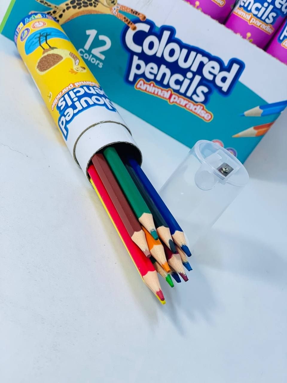 الوان خشب  COLOURED PENCILS 🎨  ١٢ لون