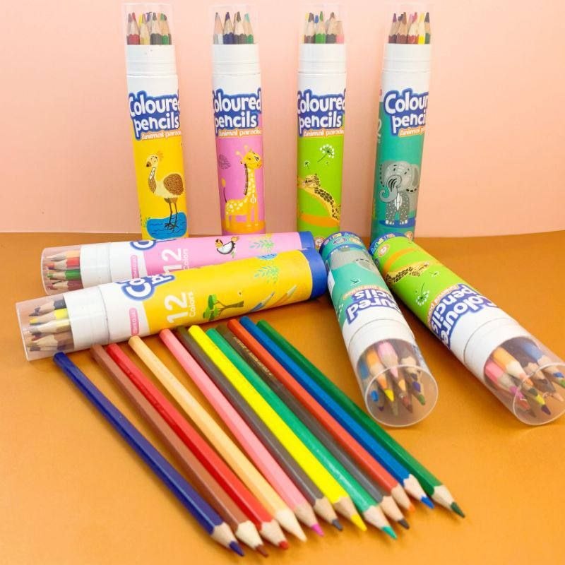 الوان خشب  COLOURED PENCILS 🎨  ١٢ لون