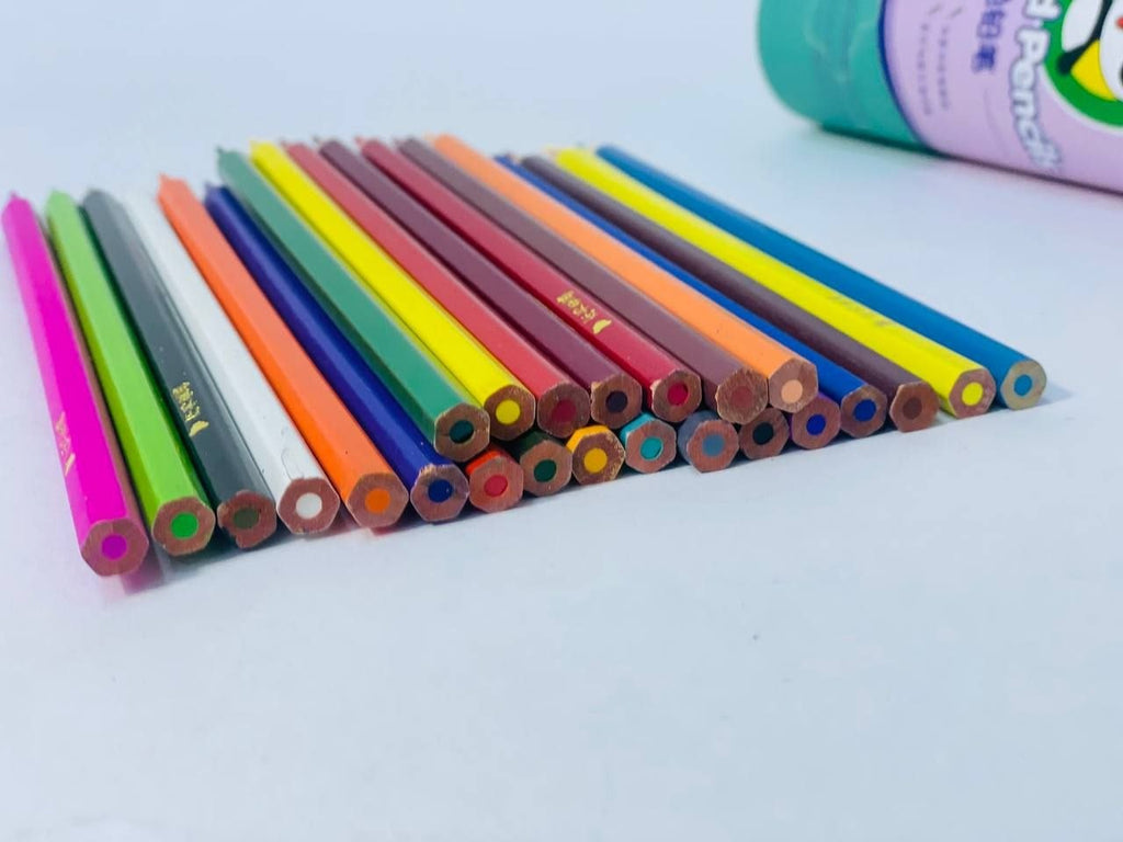 الوان خشب  COLORED PENCILS 🎨 ٢٤ لون