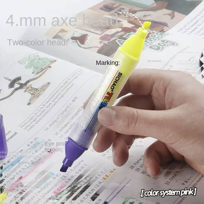 طقم الاقلام المظهر المثلث 2️⃣وجة ✒️