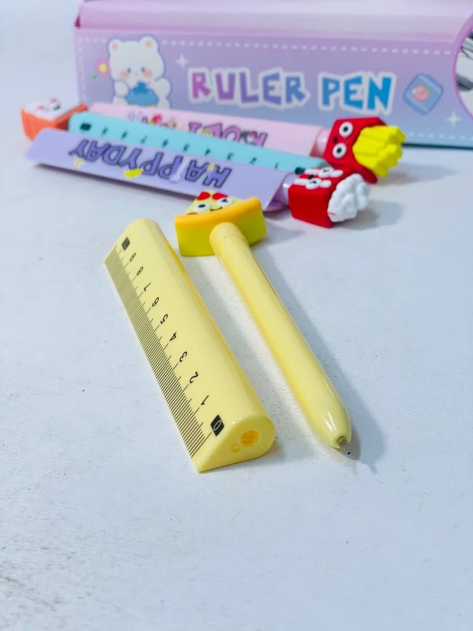 قلم 2️⃣*️⃣1️⃣ القلم الجيل و المسطرة ✏️✏️📏
