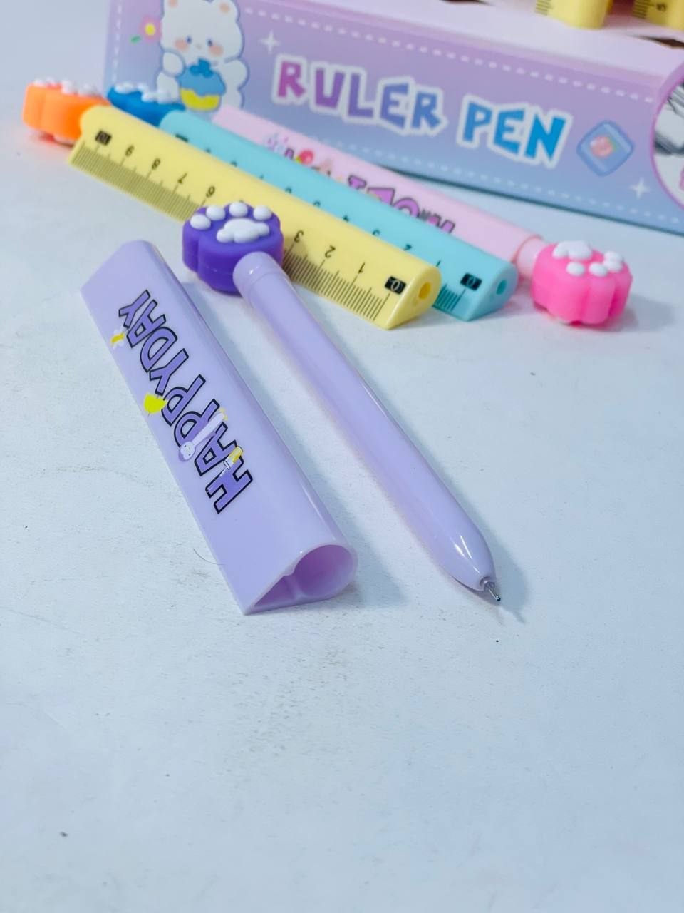 قلم 2️⃣*️⃣1️⃣ القلم الجيل و المسطرة ✏️✏️📏