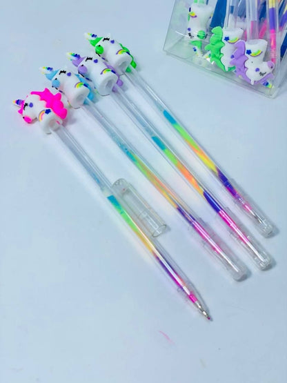 القلم الچيل بشكل يوني كورن 🦄🦄🦄