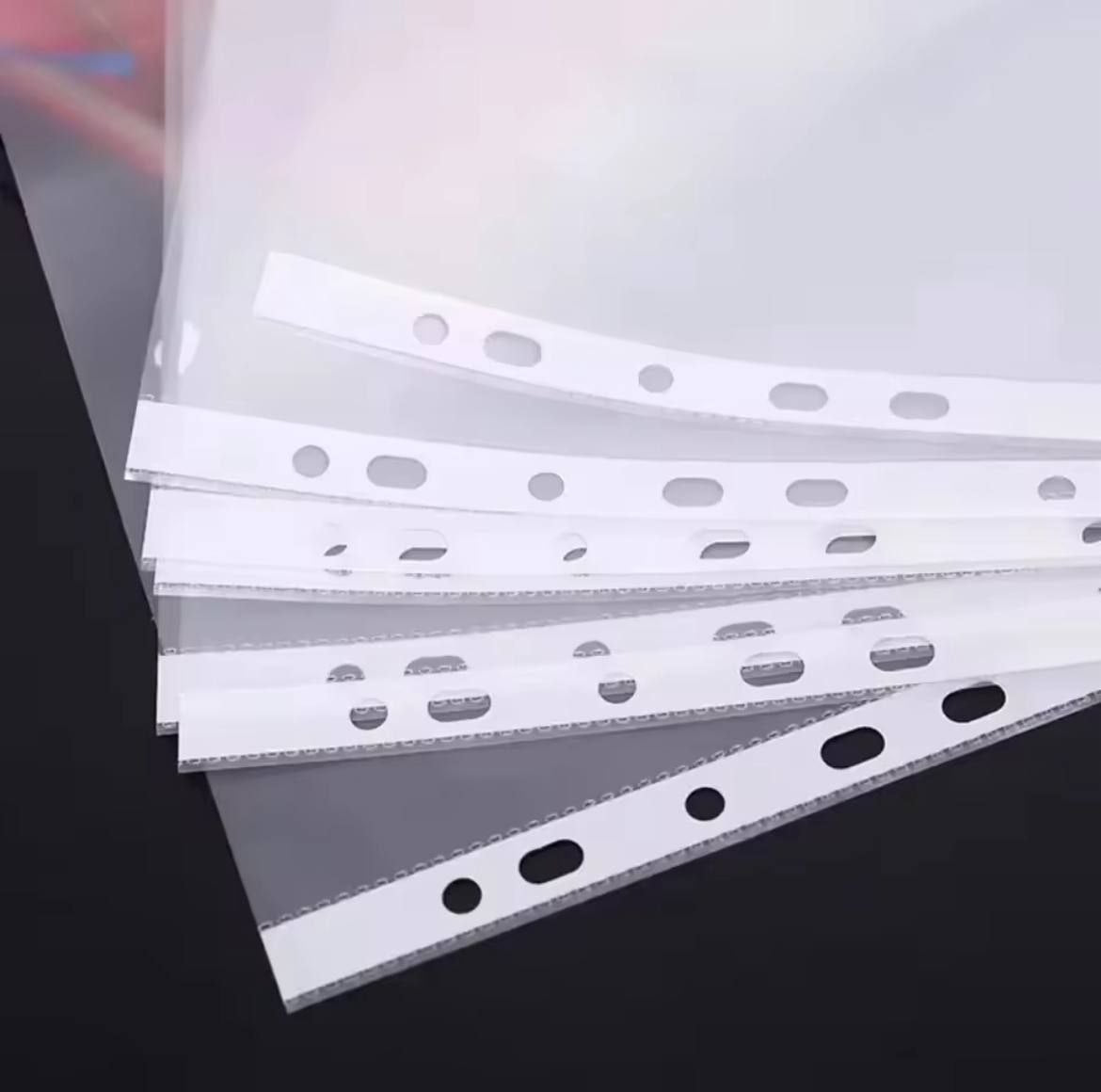 حافظة شفافة البلاستيك  ١١٠ ميكرون 📁