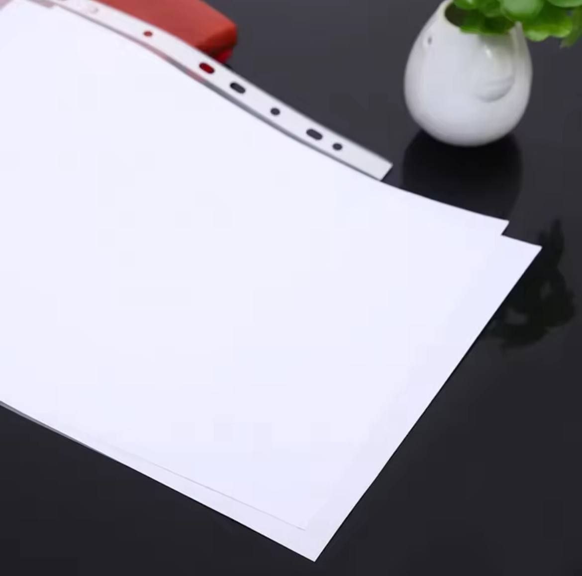 حافظة شفافة البلاستيك  ١١٠ ميكرون 📁