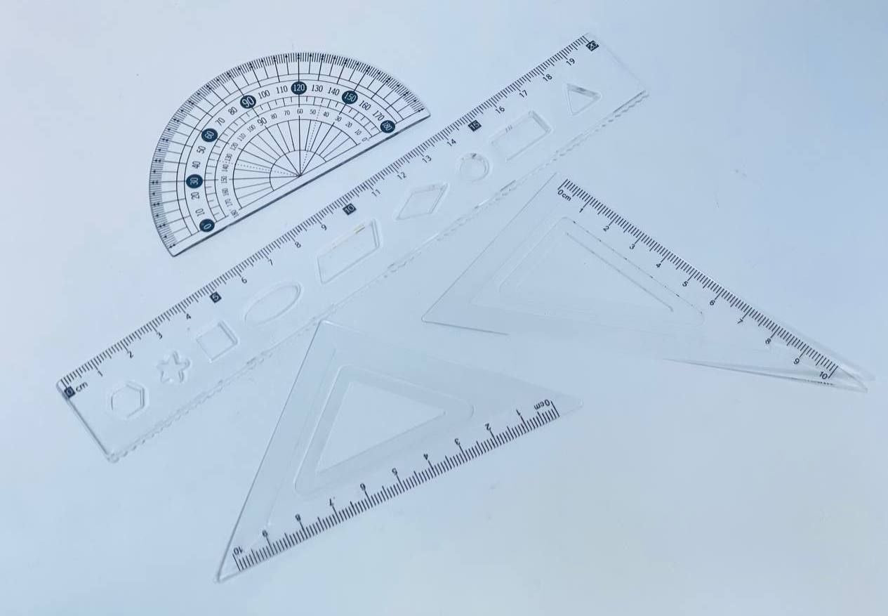 طقم مساطر الطقم الهندسي 📏📐 🔱