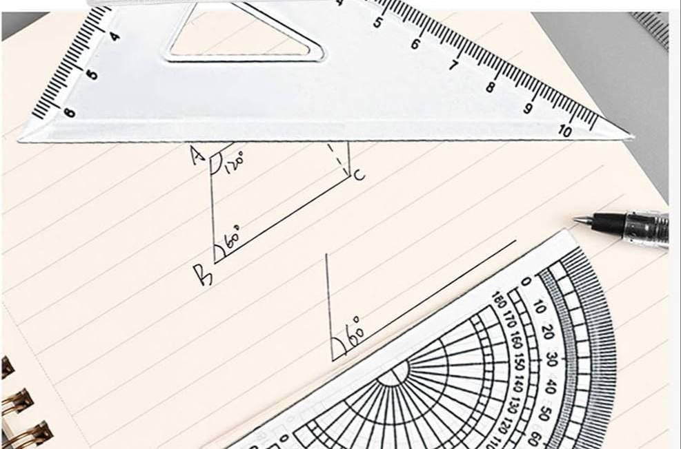 طقم مساطر الطقم الهندسي 📏📐 🔱