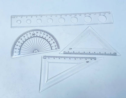 طقم مساطر الطقم الهندسي 📏📐 🔱