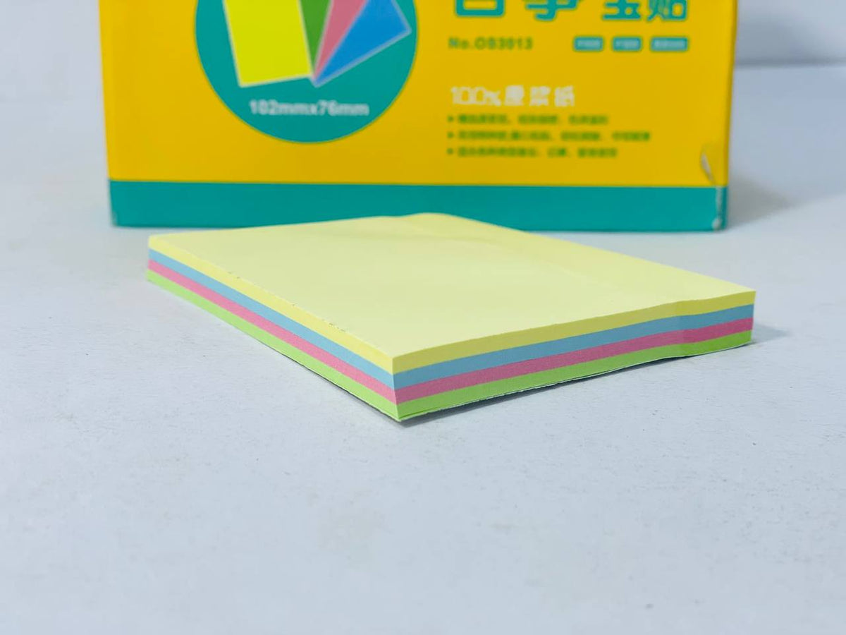 استيكر الورق الملون 🟪🟦🟩🟨 المقاس : ٣*٤ اينش 📏