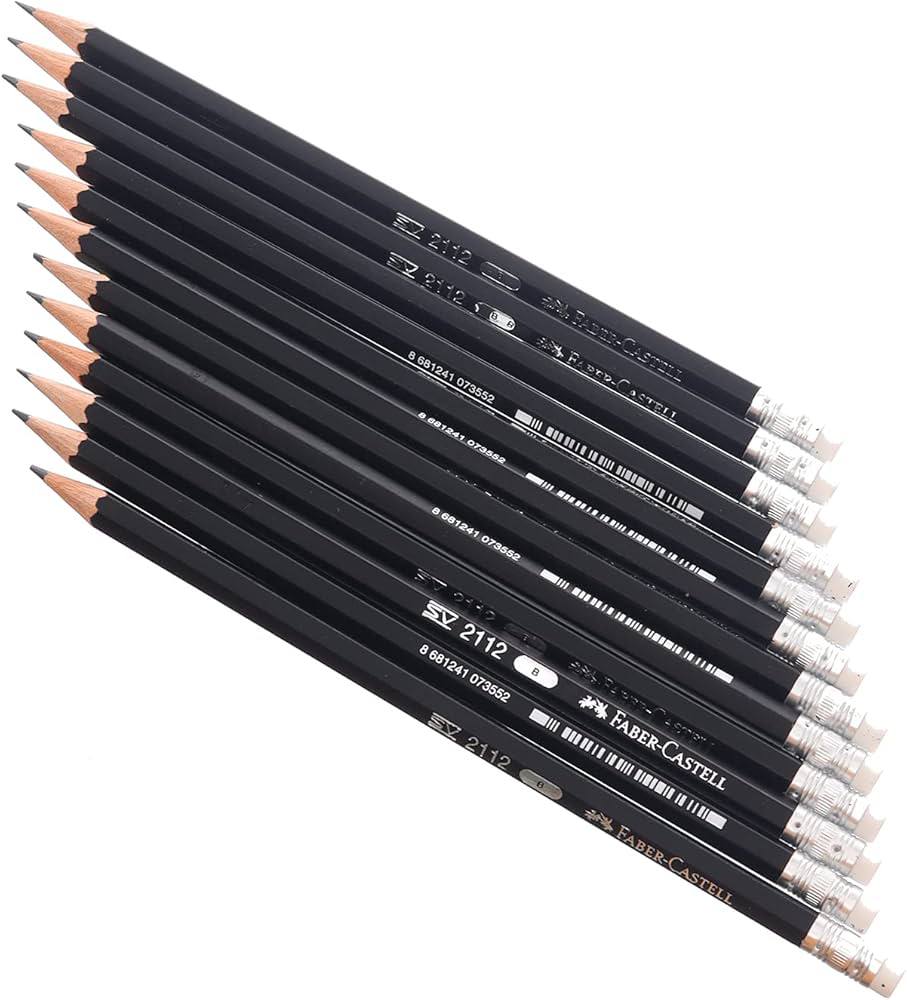 قلم رصاص فبركاسيل باستيكة ✏️