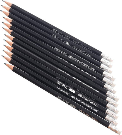 قلم رصاص فبركاسيل باستيكة ✏️