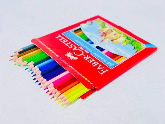 الوان الخشب 🖍🪵 FABER-CASTELL 🏇🏻 ٢٤ لون