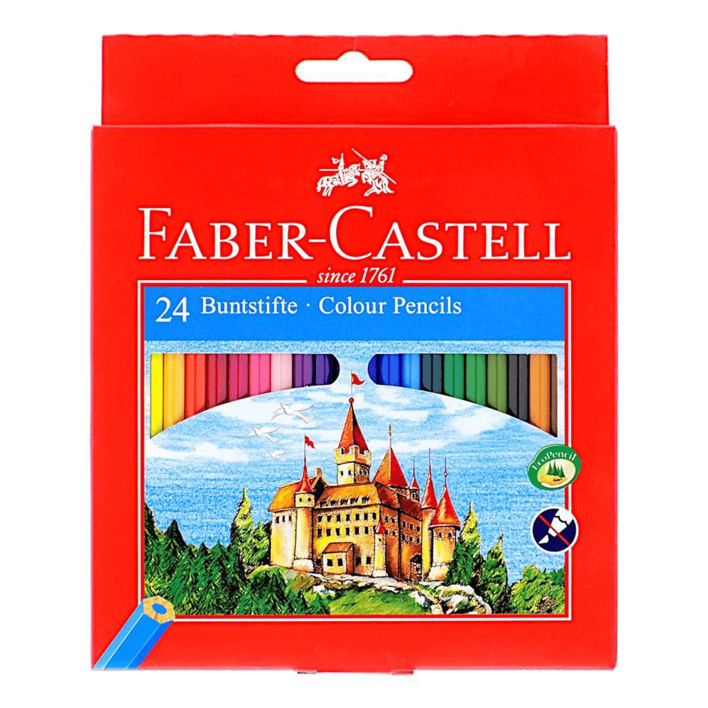 الوان الخشب 🖍🪵 FABER-CASTELL 🏇🏻 ٢٤ لون