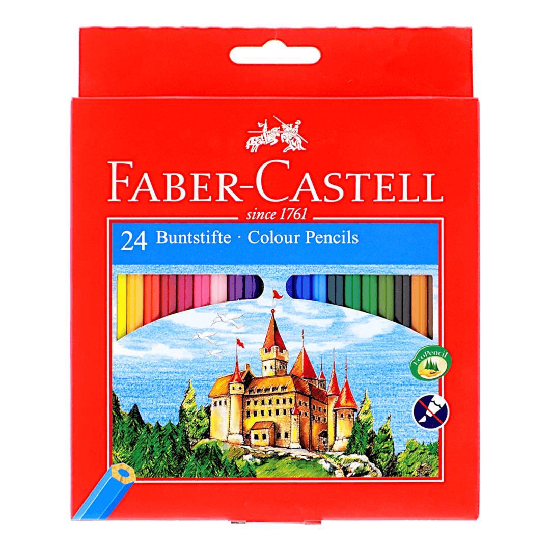 الوان الخشب 🖍🪵 FABER-CASTELL 🏇🏻 ٢٤ لون