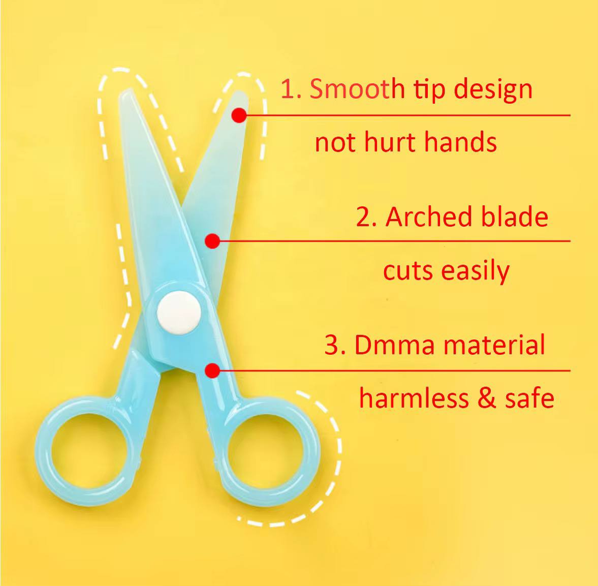 المقص البلاستيك ✂️✂️📝
