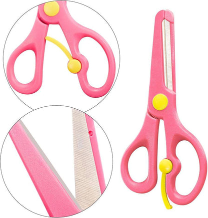 المقص البلاستيك في سن معدن ✂️✂️📝