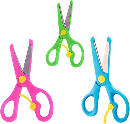 المقص البلاستيك في سن معدن ✂️✂️📝