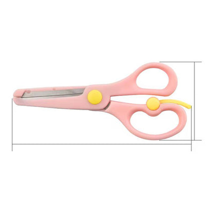 كارت المقص البلاستيك في سن معدن ✂️✂️📝