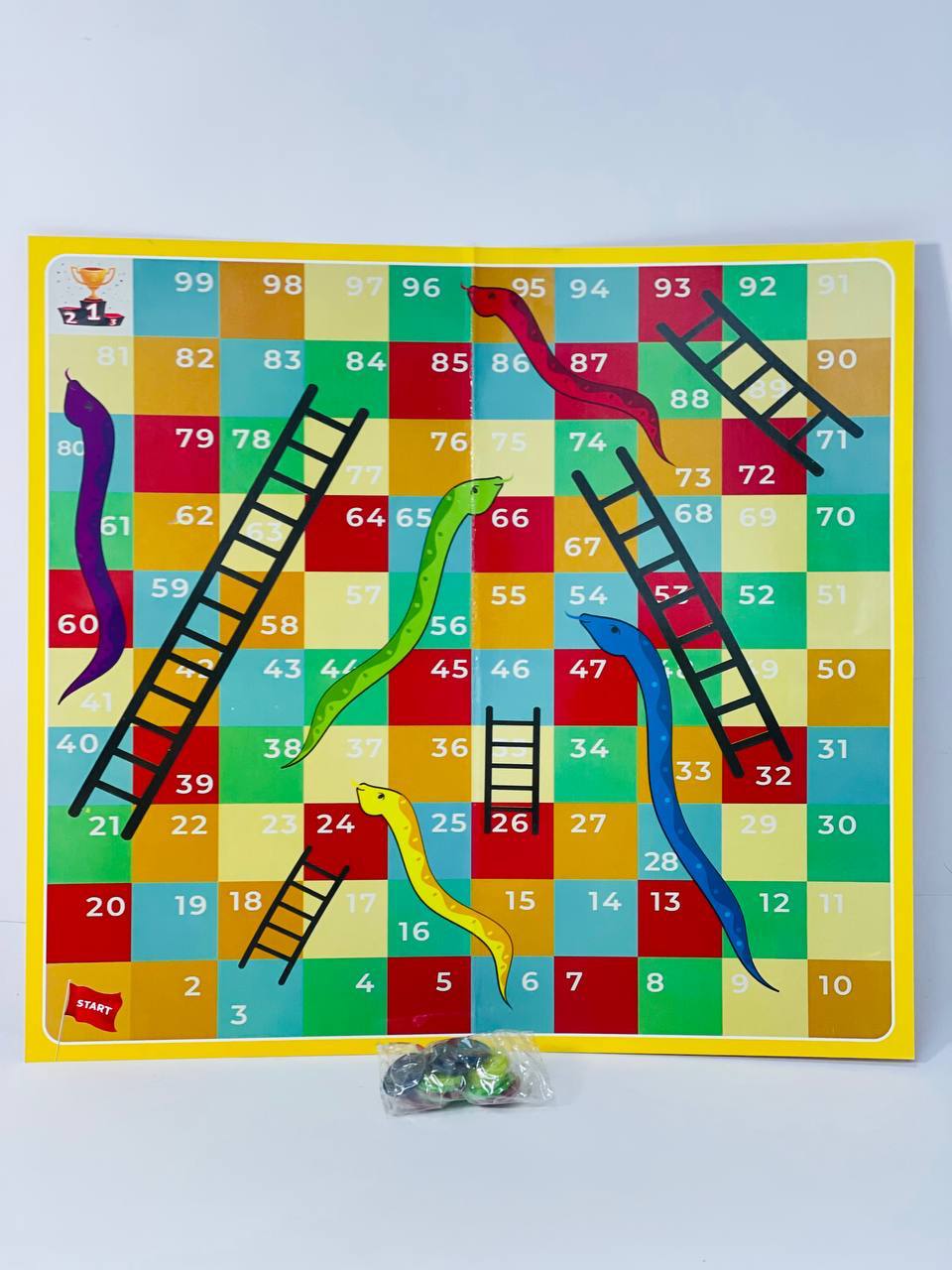 لعبة السلم و الثعبان 🪜🐍  و ليدو ♟️🎲