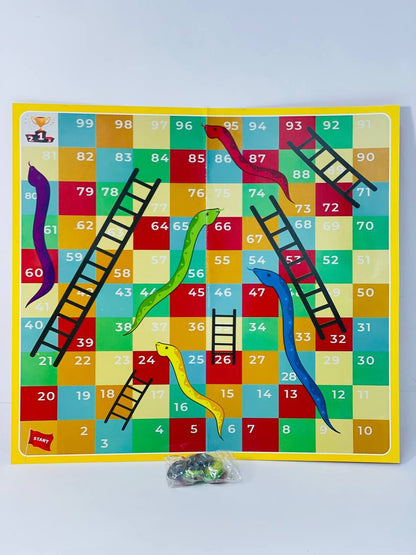 لعبة السلم و الثعبان 🪜🐍  و ليدو ♟️🎲