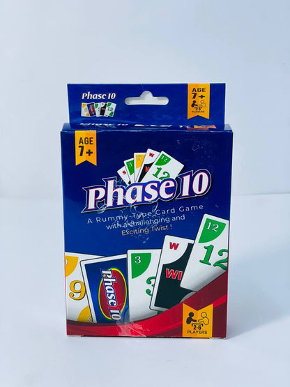لعبة Phase 10 🃏🃏🃏🔵🟢🔴
