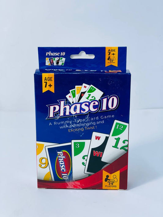 لعبة Phase 10 🃏🃏🃏🔵🟢🔴