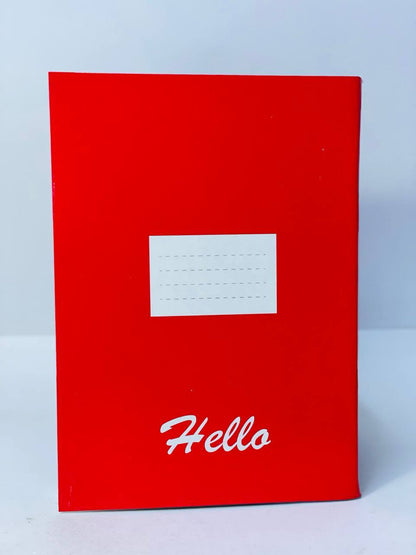 كشكول دبوس مسطر -٨٠ ورقة-Hello