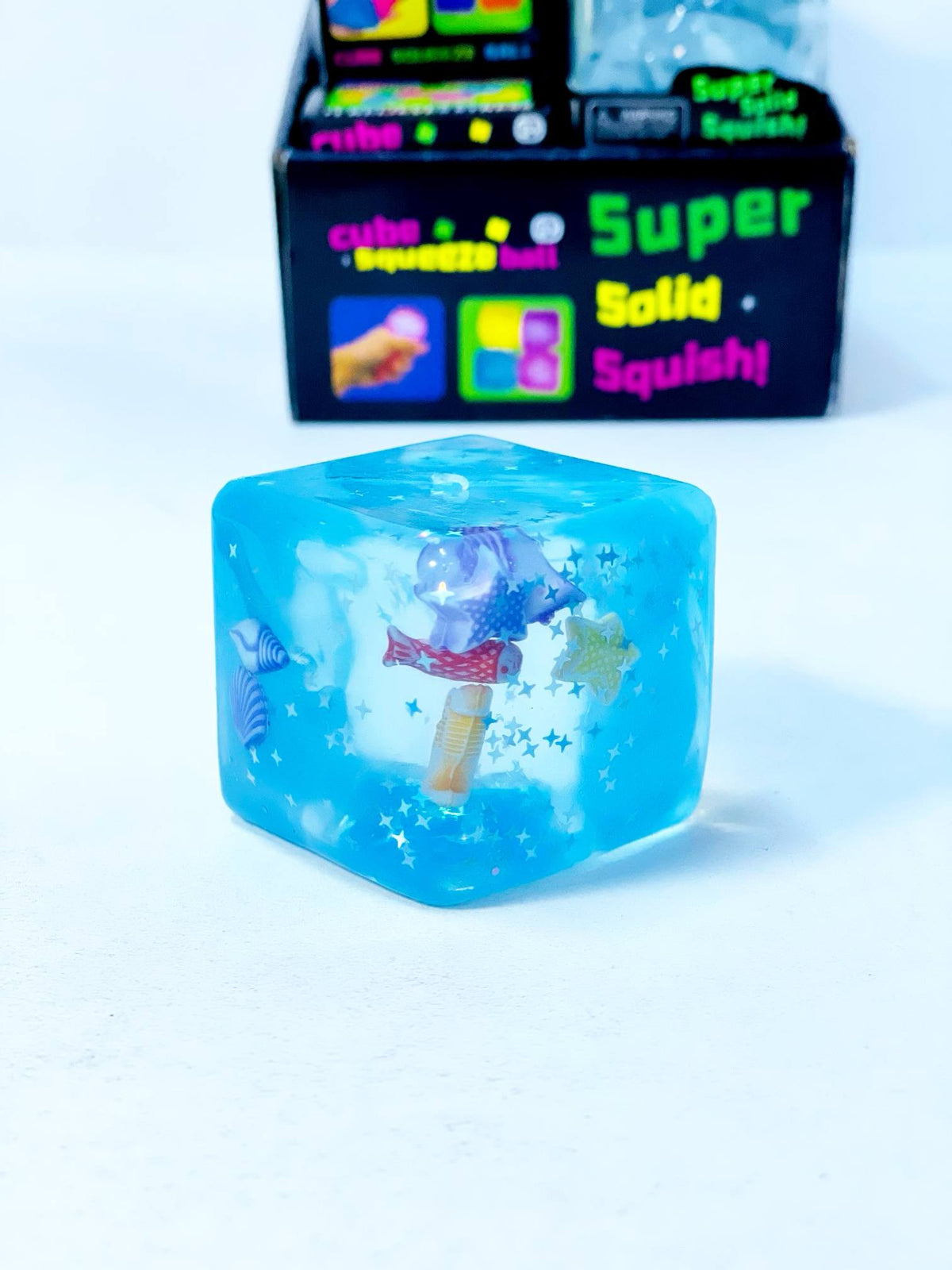 الاسكوشي المربع بالمخلوقات البحرية و النجوم 🧊🧊🐚🦪🎏✨
