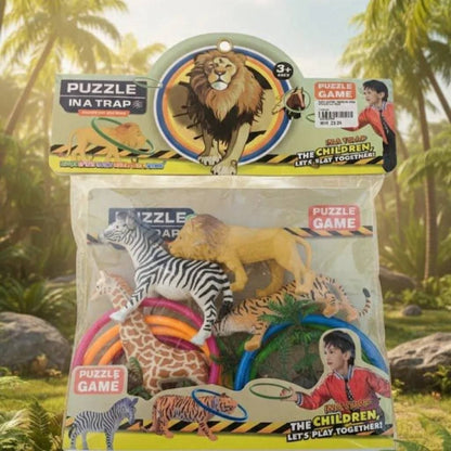 كيس حيوانات الغابة 🦁🦒🦓🐆