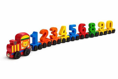 قطار الأرقام الخشب 🚂🚂