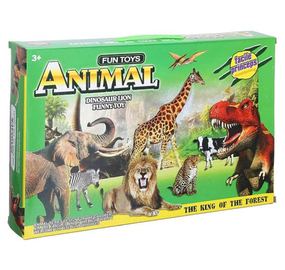 علبة طقم الحيوانات 👝👝🌳🐆🐯🦛