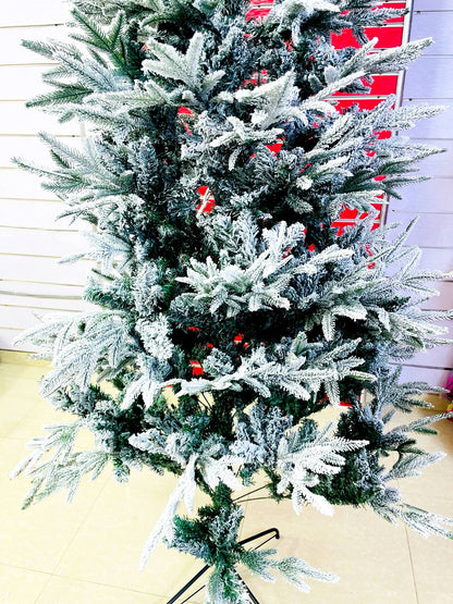 الشجرة الأخضر بالأبيض الثلجي  : ٢٤٠ سم